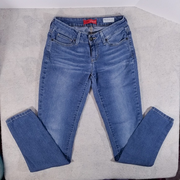 guess medium rise curvy skinny sienna curvy fit